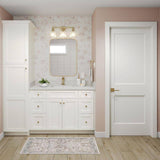 Shaker Full Overlay 18 in. W x 12 in. D x 42 in. H Plywood Assembled Wall Kitchen Cabinet in Linen White