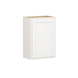 Shaker Partial Overlay 21 in. W x 12 in. D x 30 in. H Plywood Assembled Wall Kitchen Cabinet in Linen White