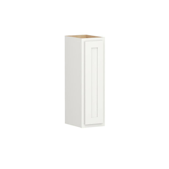 Shaker Partial Overlay 9 in. W x 12 in. D x 30 in. H Plywood Assembled Wall Kitchen Cabinet in Linen White
