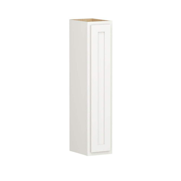 Shaker Partial Overlay 9 in. W x 12 in. D x 42 in. H Plywood Assembled Wall Kitchen Cabinet in Linen White