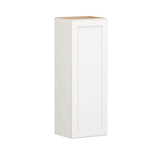 SIMPLY WOODMARK PRO Shaker Full Overlay 15 in. W x 12 in. D x 42 in. H Plywood Assembled Wall Kitchen Cabinet in Linen White