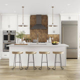 SIMPLY WOODMARK PRO Shaker Full Overlay 15 in. W x 12 in. D x 42 in. H Plywood Assembled Wall Kitchen Cabinet in Linen White