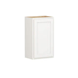 SIMPLY WOODMARK PRO Shaker Partial Overlay 18 in. W x 12 in. D x 30 in. H Plywood Assembled Wall Kitchen Cabinet in Linen White