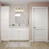 SIMPLY WOODMARK PRO Shaker Full Overlay 27 in. W x 12 in. D x 42 in. H Plywood Assembled Wall Kitchen Cabinet in Linen White