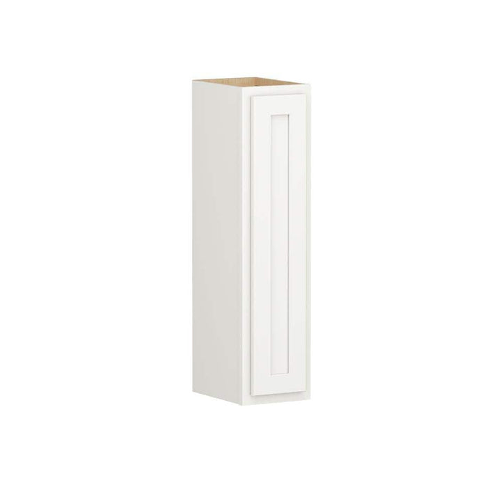 SIMPLY WOODMARK PRO Shaker Partial Overlay 9 in. W x 12 in. D x 36 in. H Plywood Assembled Wall Kitchen Cabinet in Linen White
