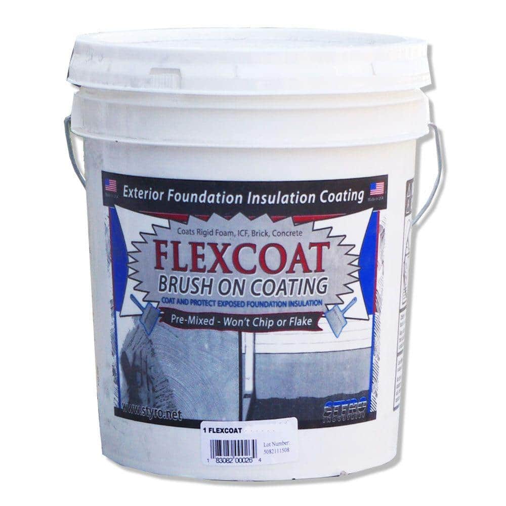 Styro Industries FlexCoat Linens Foundation Coating, 5 Gallon