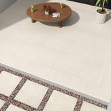MSI Living Style Cream 2 cm. x 18 in. x 36 in. Matte Porcelain Stone Look Paver (9 sq. ft.)