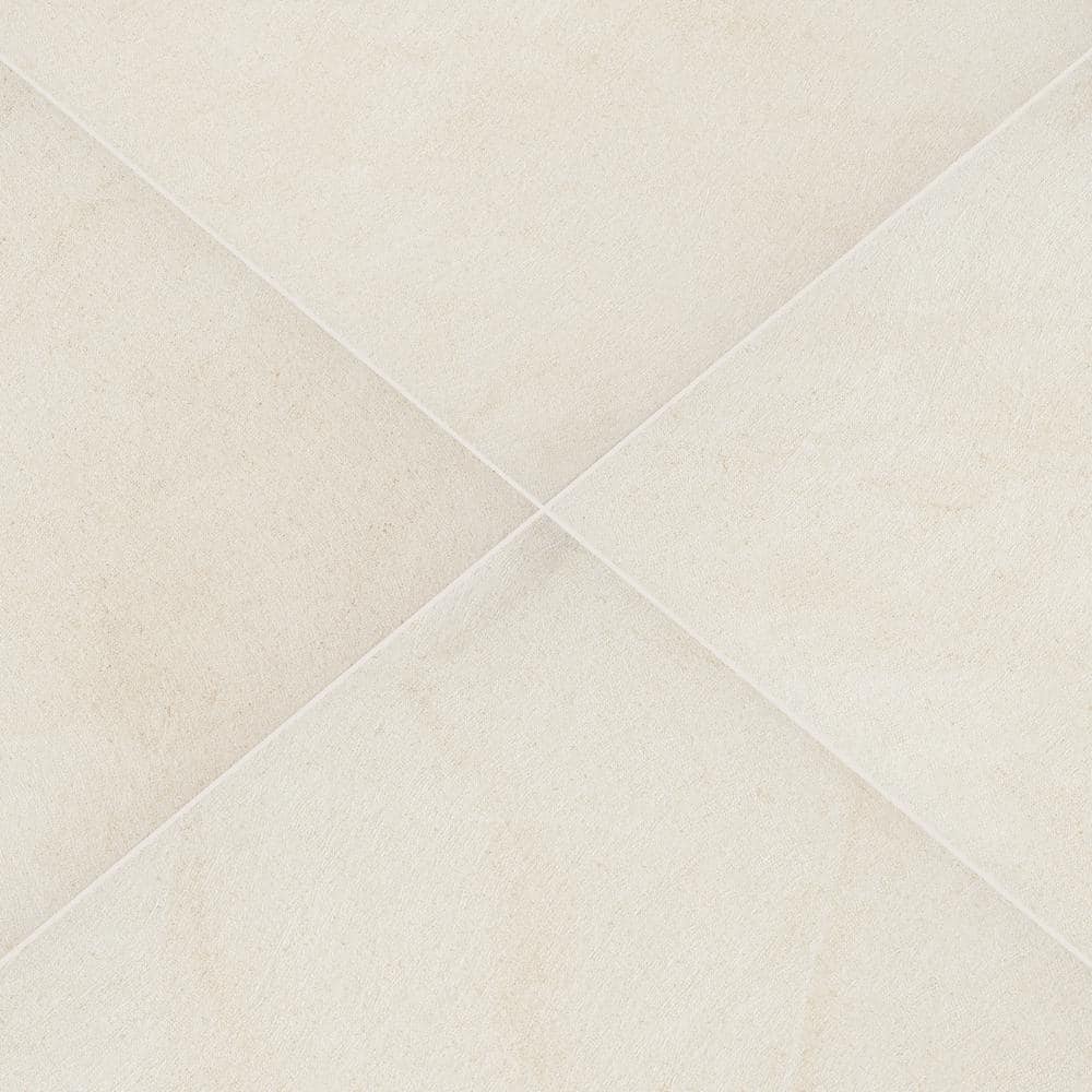 MSI Living Style Cream 2 cm. x 24 in. x 24 in. Matte Porcelain Stone Look Paver (256 sq. ft./Pallet)