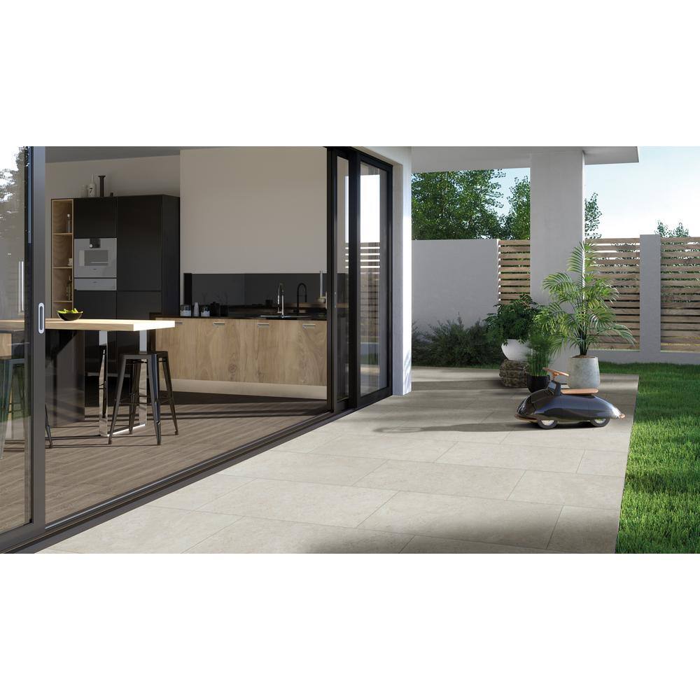 MSI Living Style Pearl 2 cm. x 18 in. x 36 in. Matte Porcelain Stone Look Paver (9 sq. ft./Case)