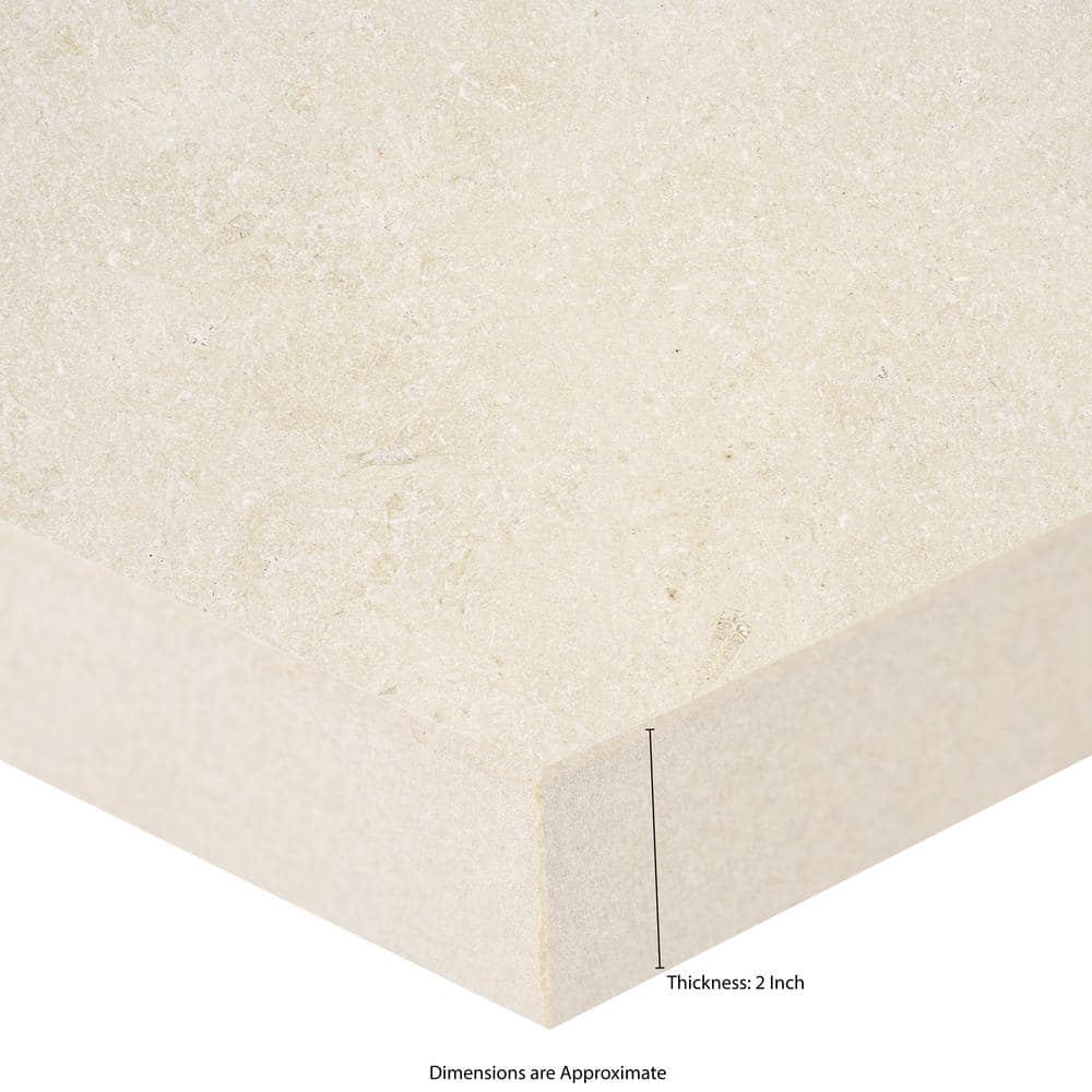 MSI Living Style Pearl 2 cm x 18 in. x 36 in. Matte Porcelain Stone Look Paver (216 sq. ft./Pallet)