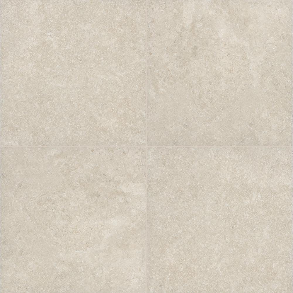 MSI Livingstyle Pearl 2 cm. x 24 in. x 24 in. Matte Porcelain Stone Look Paver (8 sq. ft./Case)