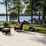 MSI Livingstyle Pearl 2 cm. x 24 in. x 24 in. Matte Porcelain Stone Look Paver (8 sq. ft./Case)