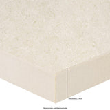 MSI Livingstyle Pearl 2 cm. x 24 in. x 24 in. Matte Porcelain Stone Look Paver (8 sq. ft./Case)