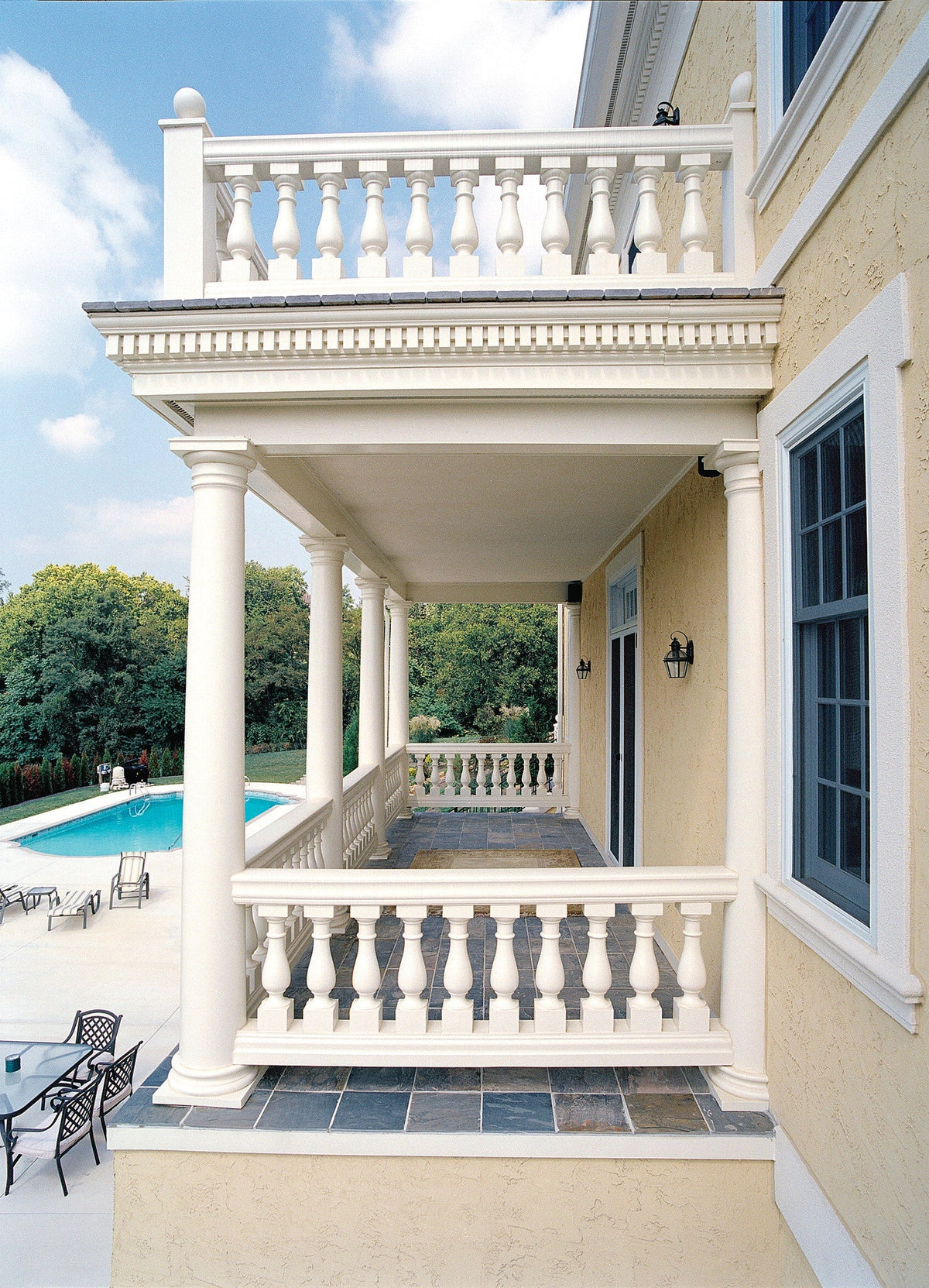 Fypon Beaumont Polyurethane Baluster, 19-1/8 in. H x 5-1/4 in. x 5-1/4 in., for 7 in. or 12 in. Balustrade Systems