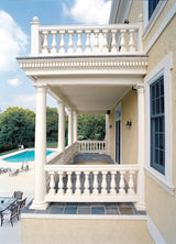 Fypon Beaumont Baluster — 21-7/8 in. H x 6-3/16 in. W Polyurethane for 12 in. Balustrade System