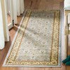 Safavieh Lyndhurst Qum 2 x 4 Light Blue/Ivory Indoor Floral/Botanical Oriental Throw Rug