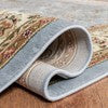 Safavieh Lyndhurst Qum 2 x 4 Light Blue/Ivory Indoor Floral/Botanical Oriental Throw Rug