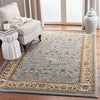 Safavieh Lyndhurst Qum 2 x 4 Light Blue/Ivory Indoor Floral/Botanical Oriental Throw Rug