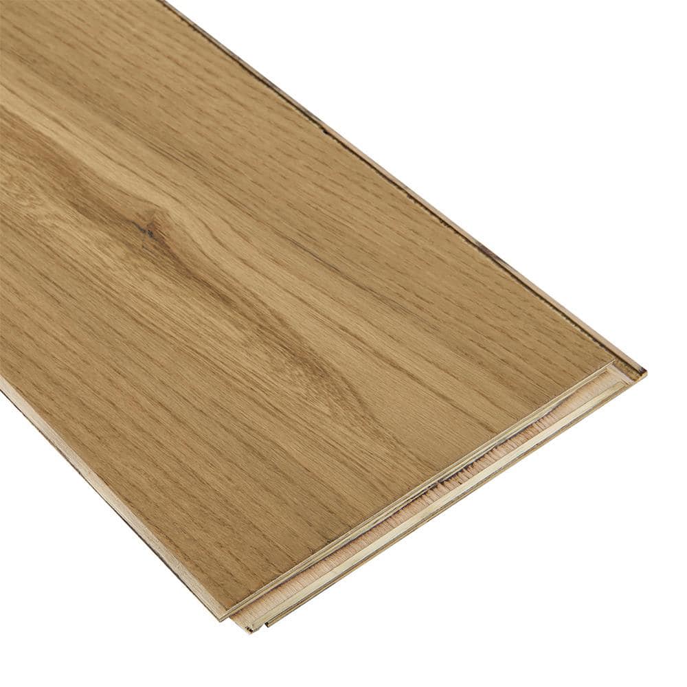 Bruce Time Honored Tinted Natural Oak 3/8 in. T x 7.3 in. W Click Lock Smooth Engineered Hardwood Flooring (32.6 sq.ft./ctn)
