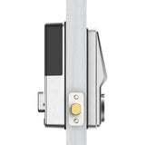 Lockly Model-S Satin Nickel Single-Cylinder Deadbolt Smart Lock with Hack-proof Touchsreen Keypad and Mobile App Control