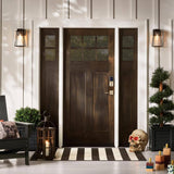Lockly Model-S Satin Nickel Single-Cylinder Deadbolt Smart Lock with Hack-proof Touchsreen Keypad and Mobile App Control