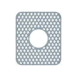 LORDEAR Silicone Kitchen Sink Bottom Grid, 14x11 Inch, Grey