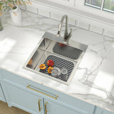 LORDEAR Silicone Kitchen Sink Bottom Grid, 14x11 Inch, Grey