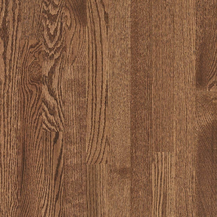 Bruce Plano Low Gloss Saddle Oak 3/4 in. T x 3-1/4 in. W Smooth Solid Hardwood Flooring (22 sq.ft./ctn)