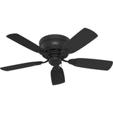 Hunter Low Profile IV 42-in White Indoor Flush Mount Ceiling Fan (5-Blade)