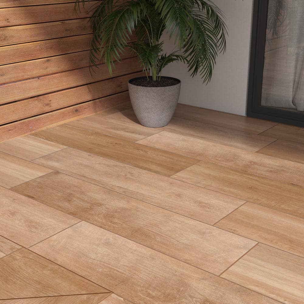 MSI Lucas Betulla 2 cm. x 12 in. x 48 in. Matte Porcelain Wood Look Paver Tile (56 sq. ft. / pallet)
