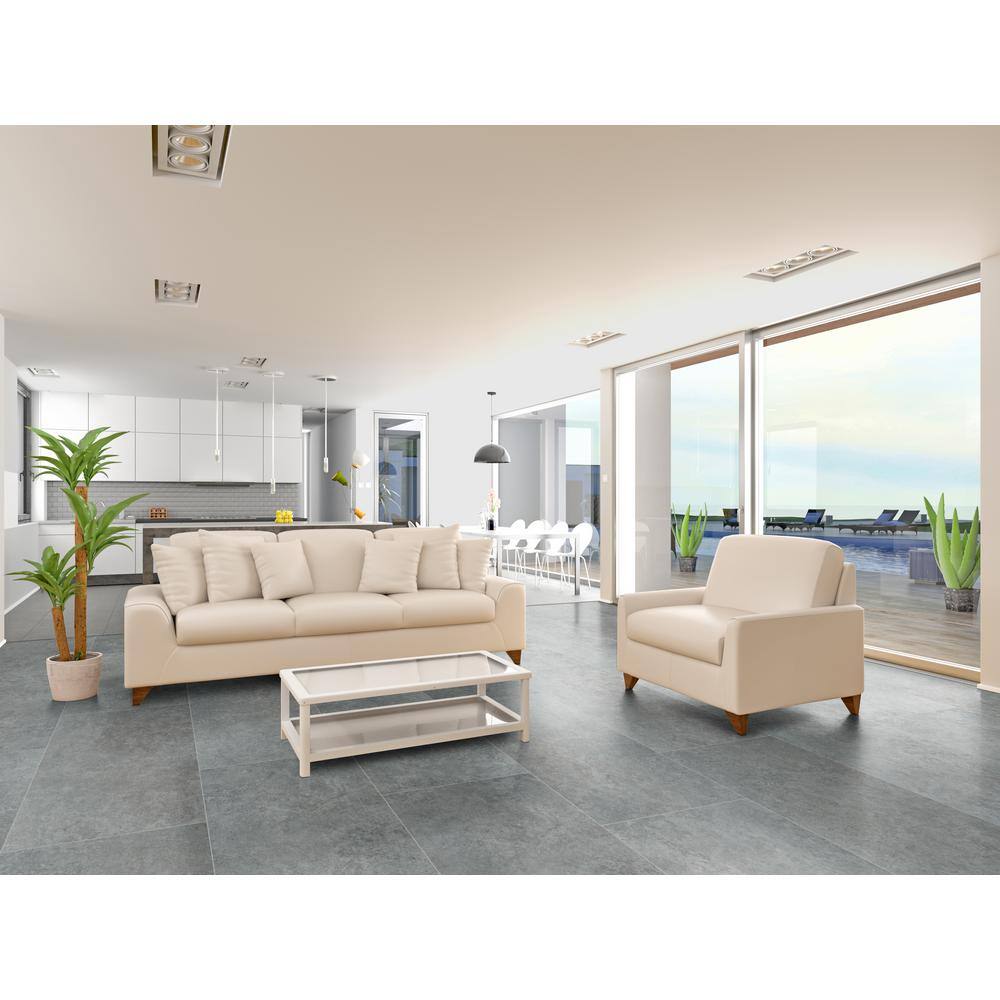 MSI Take Home Tile Sample - Lunar Silver 6 in. x 6 in. Matte Porcelain Paver Floor Tile (0.25 sq. ft.)