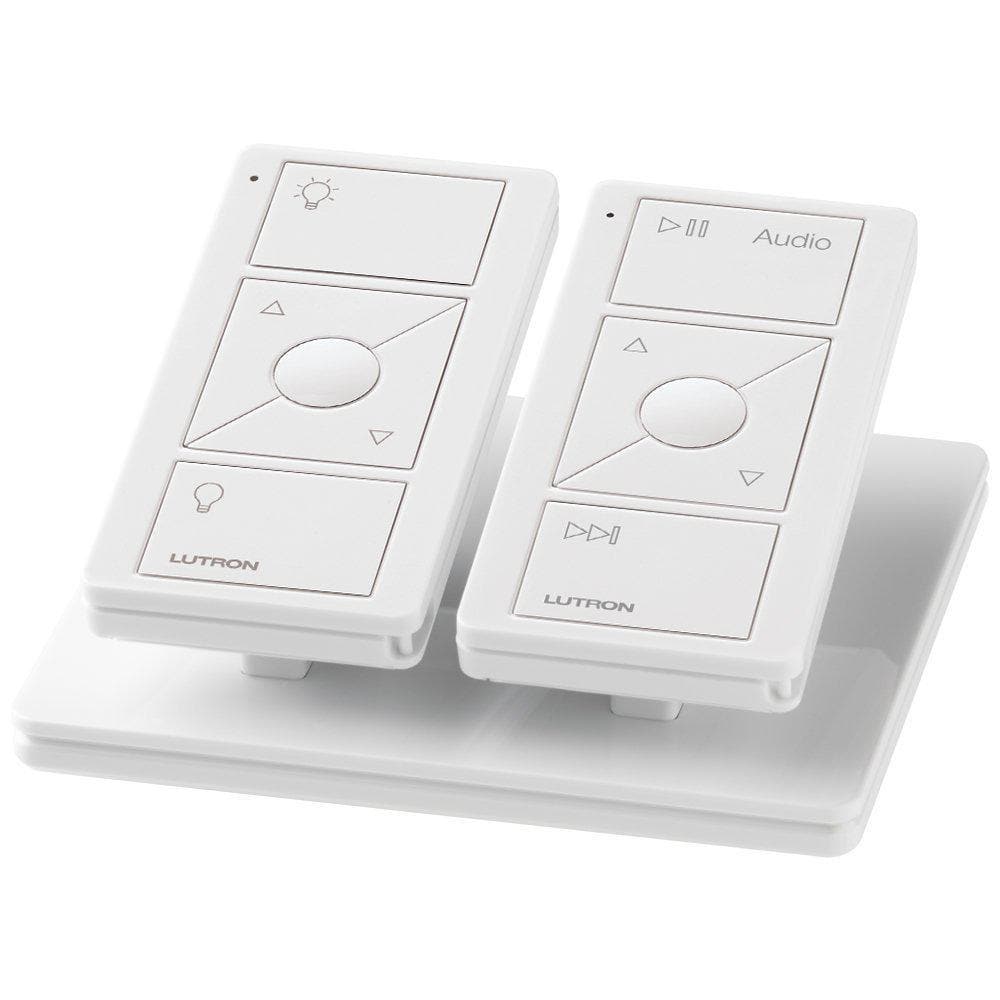 Lutron Pico Smart Remote for Audio, Works with Sonos, White (PJ2-3BRL-GWH-A02)