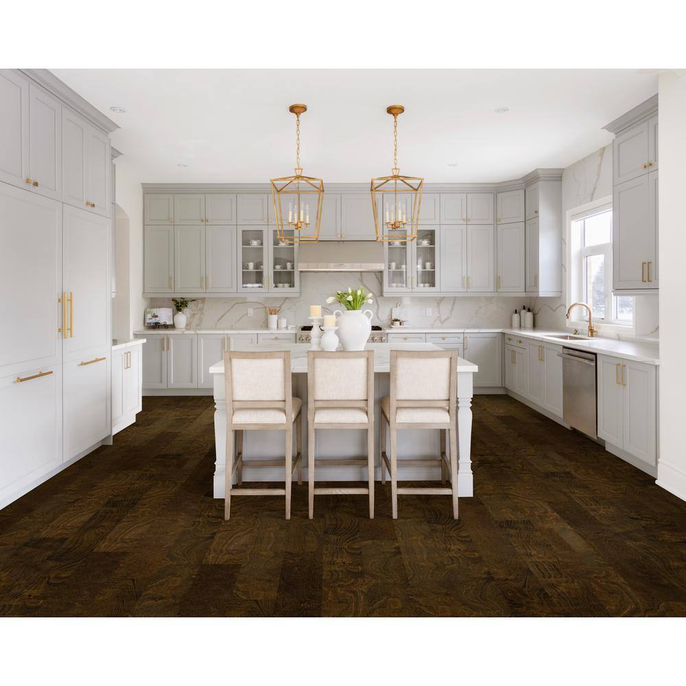 ASPEN FLOORING Lyon Birch 3/8 in. T x 6.5 in. W Tongue and Groove Distressed Engineered Hardwood Flooring (1177.2 sqft/pallet)