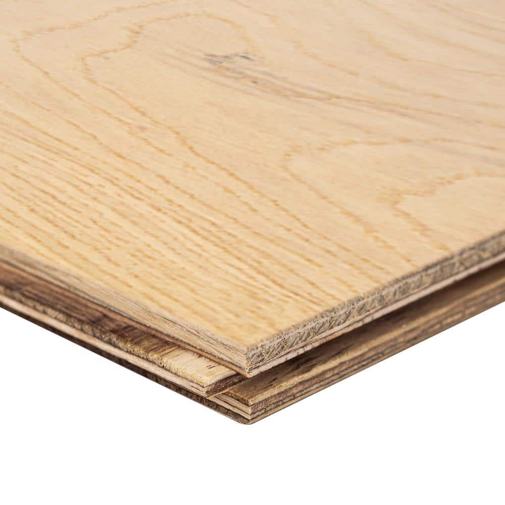 MSI Lyon Valley White Oak XL 1/2 in. T x 7.48 in. W Tongue and Groove Engineered Hardwood Flooring (35.34 sq. ft./case)