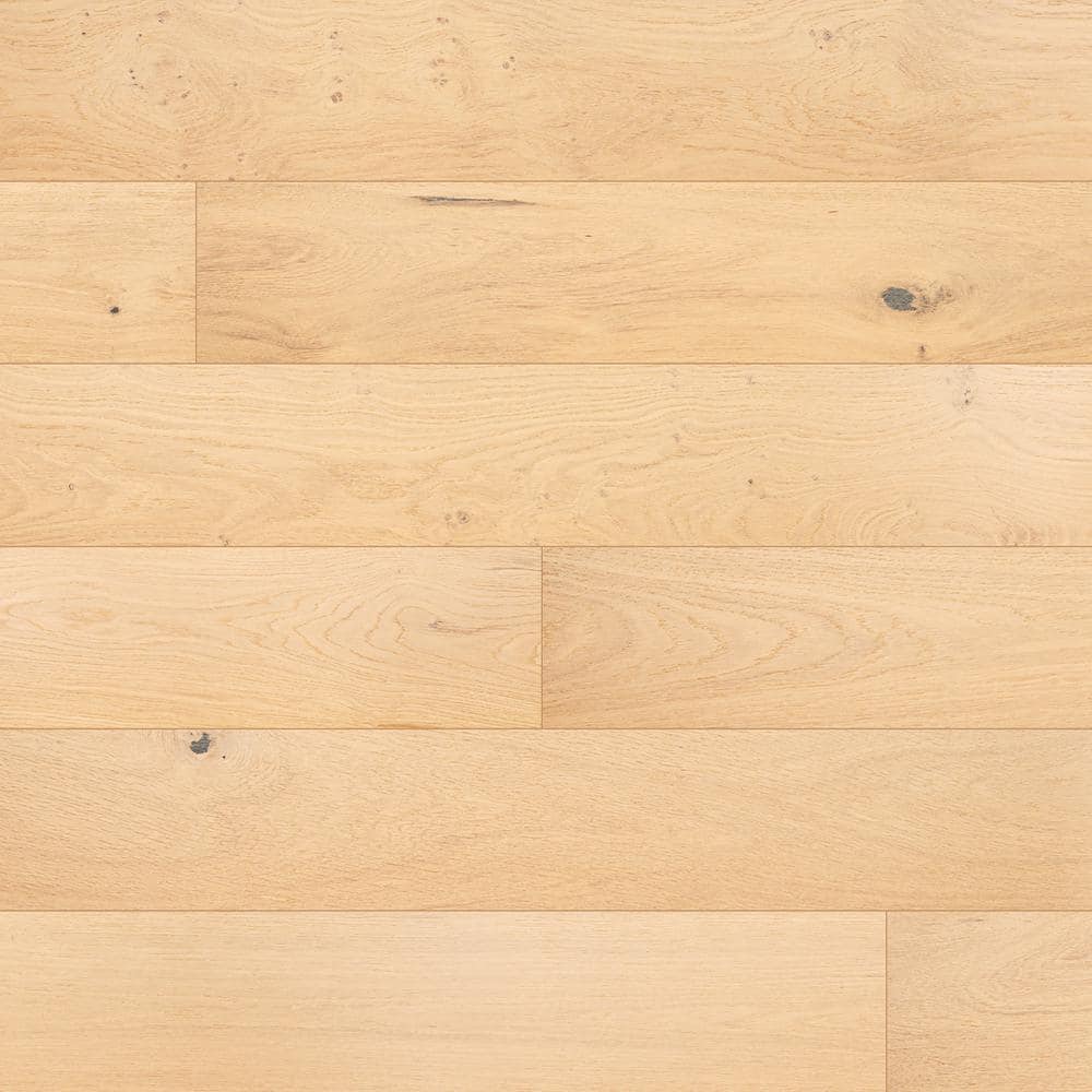 MSI Lyon Valley White Oak XL 1/2 in. T x 7.48 in. W Tongue and Groove Engineered Hardwood Flooring (35.34 sq. ft./case)