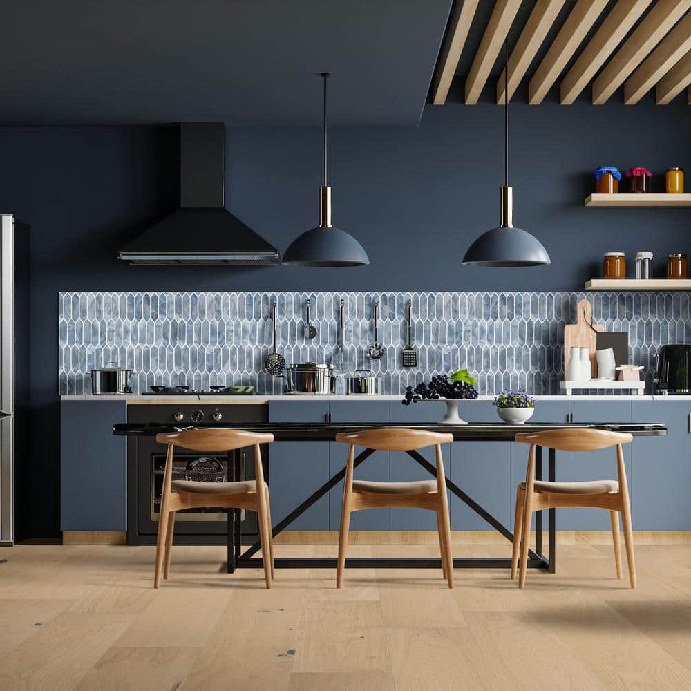 MSI Lyon Valley White Oak XXL 5/8 in. T x 9.45 in. W Tongue and Groove Engineered Hardwood Flooring (1363.92 sq. ft./pallet)