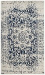 Safavieh Madison Nord 2 x 12 Cream/Navy Indoor Distressed Overdyed Vintage Runner Rug