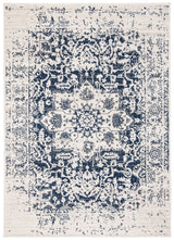 Safavieh Madison Nord 2 x 12 Cream/Navy Indoor Distressed Overdyed Vintage Runner Rug