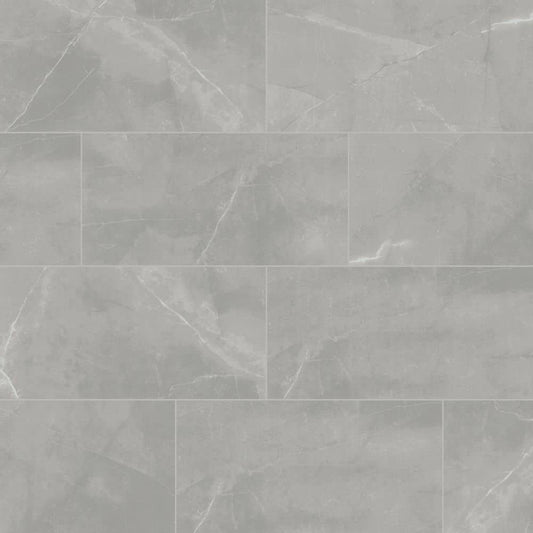 MSI Madison Celeste 12 in. x 24 in. Polished Porcelain Stone Look Floor and Wall Tile (16 sq. ft./Case)
