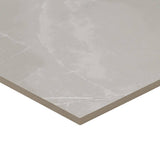 Madison Celeste 24 in. x 24 in. Polished Porcelain Stone Look Floor and Wall Tile (16 sq. ft./Case)