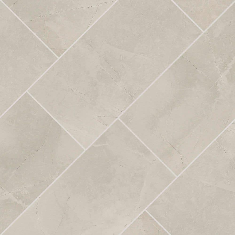 Madison Luna 24 in. x 48 in. Polished Floor and Wall Porcelain Tile (16 sq. ft./Case)
