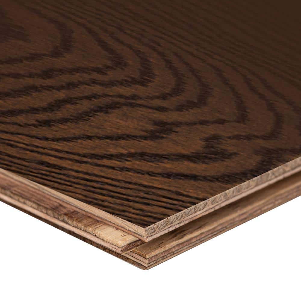MSI Madison Pointe White Oak XL 1/2 in. T x 7.48 in. W Tongue and Groove Engineered Hardwood Flooring (34.97 sq. ft./case)