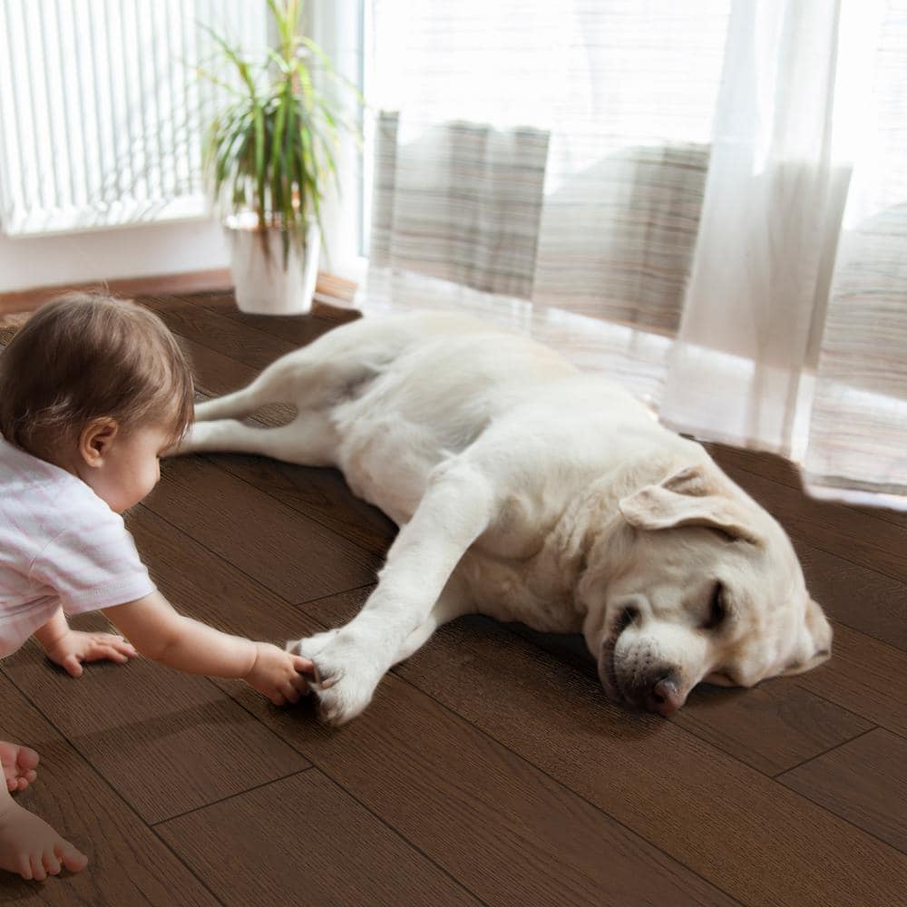 MSI Madison Pointe White Oak 3/8 in. T x 7 in. W Tongue and Groove Engineered Hardwood Flooring (560.88 sq. ft./pallet)