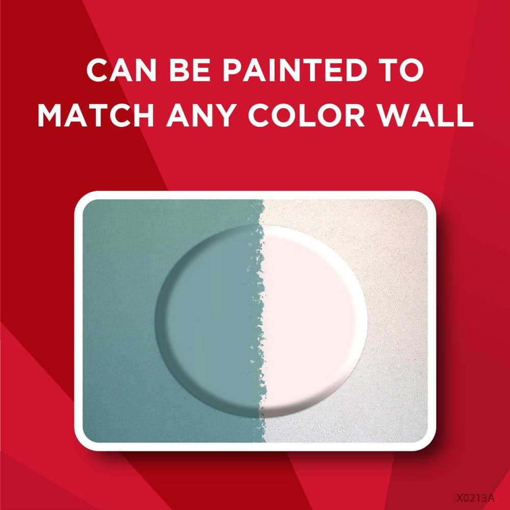 Magic 5 in. Round Wall Patch and Guard in White