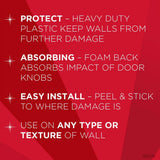 Magic 5 in. Round Wall Patch and Guard in White