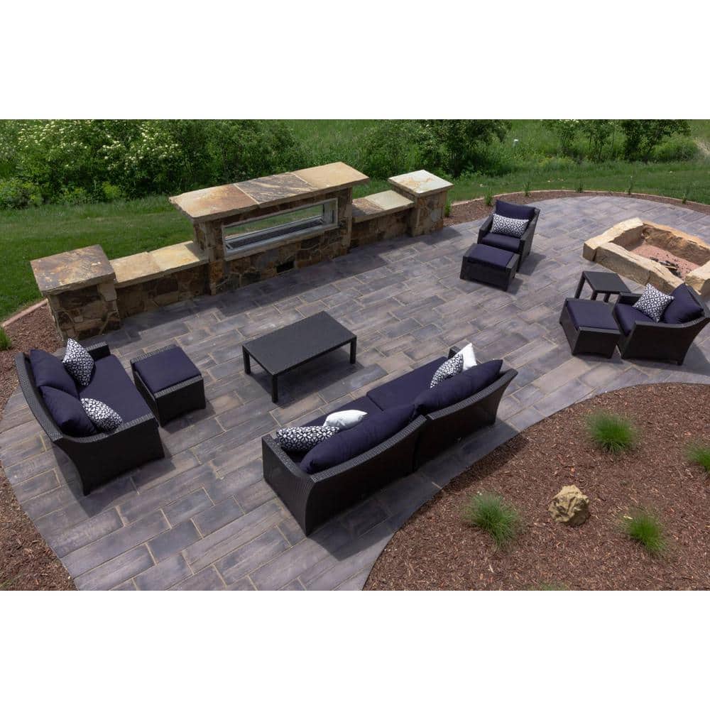 Silver Creek Stoneworks Barn Plank 23.375 in. x 9.75 in. x 2 in. Mahogany Concrete Paver (20-Piece/31.8 sq. ft./Pallet)