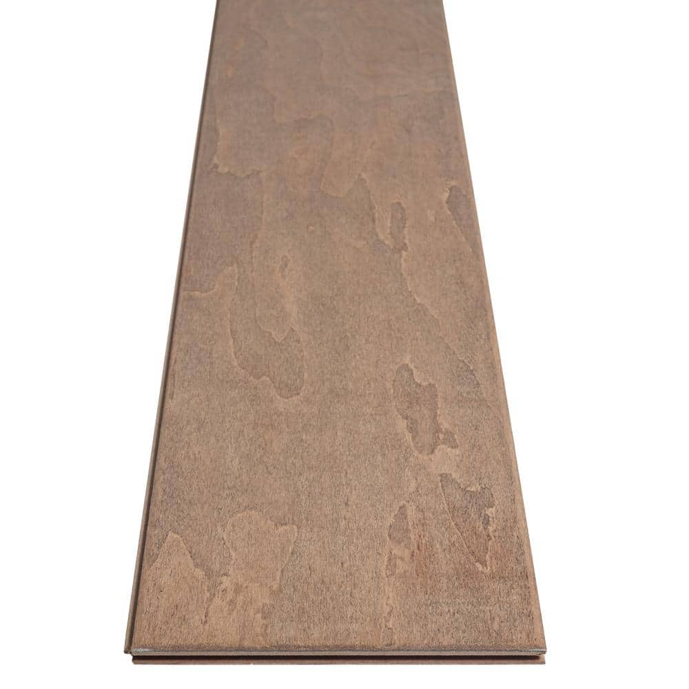Shaw Canaveral Maize Maple 3/8 In. T X 6.3 in. W Tongue and Groove Scraped Engineered Hardwood Flooring (30.48 sq.ft./case)