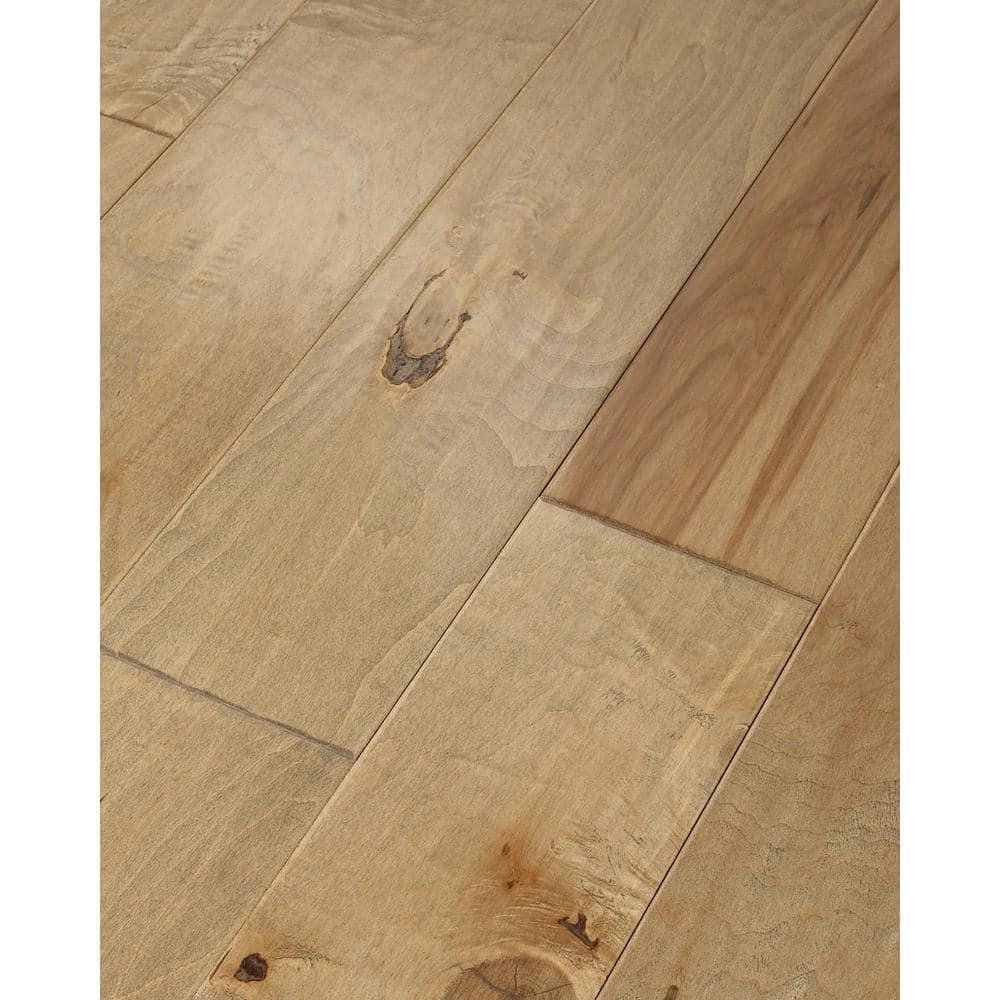 Shaw Canaveral Maize Maple 3/8 In. T X 6.3 in. W Tongue and Groove Scraped Engineered Hardwood Flooring (30.48 sq.ft./case)