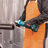 Makita 18V LXT Brushless 4-1/2 in./5 in. Paddle Switch Cut-Off/Angle Grinder Kit with Bonus 18V LXT LED Flashlight