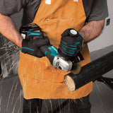 Makita 18V LXT Brushless 4-1/2 in./5 in. Paddle Switch Cut-Off/Angle Grinder Kit with Bonus 18V LXT LED Flashlight